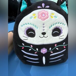 Squishamllows Jana the Day of the Dead Cat 8' NWT & HTF DOTD